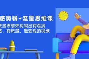 (11589期)高级感 剪辑+流量思维:用流量思维剪辑出有温度/有质感/有流量/能变现视频